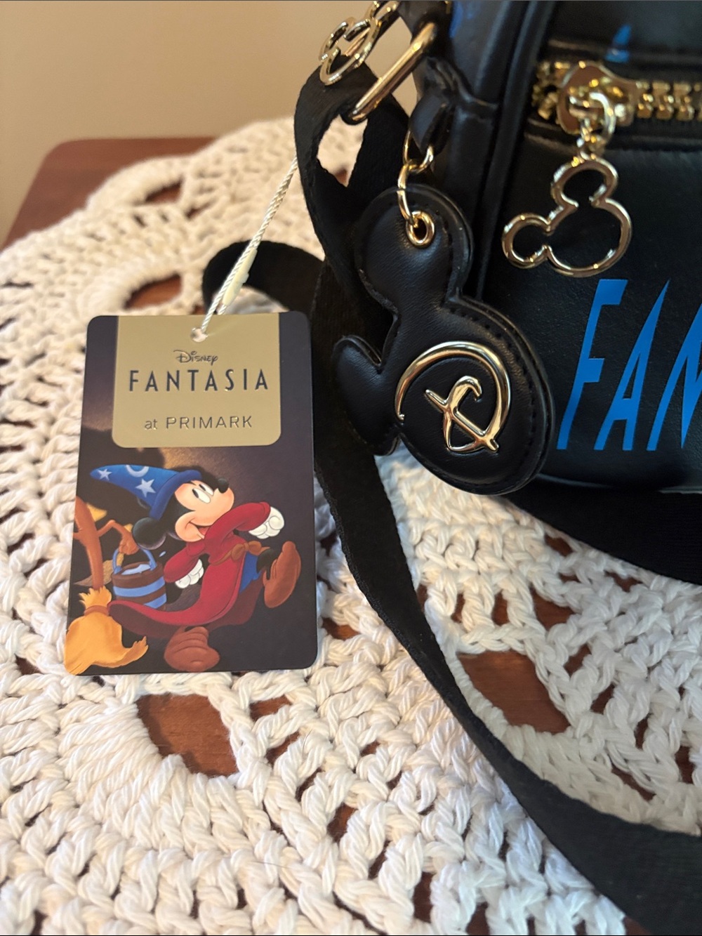 Primark Disney Fantasia Mickey Crossbody Bag - NWT - Picture 2 of 5